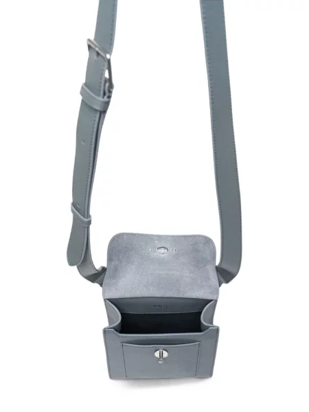 Geantă crossbody Mulberry din piele gri