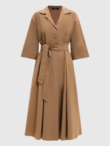 Сукня-сорочка PADANA з поясом Max Mara Weekend коричнева