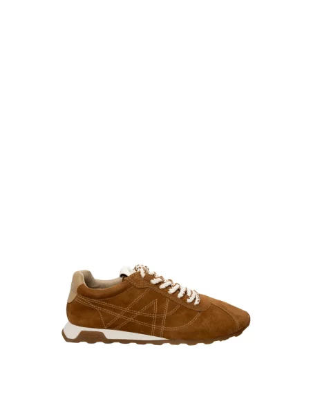 Sneakersy Ash skórzane brązowe