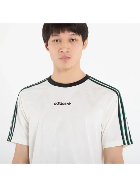 T-shirt adidas Jacquard Jersey Off White S μπεζ