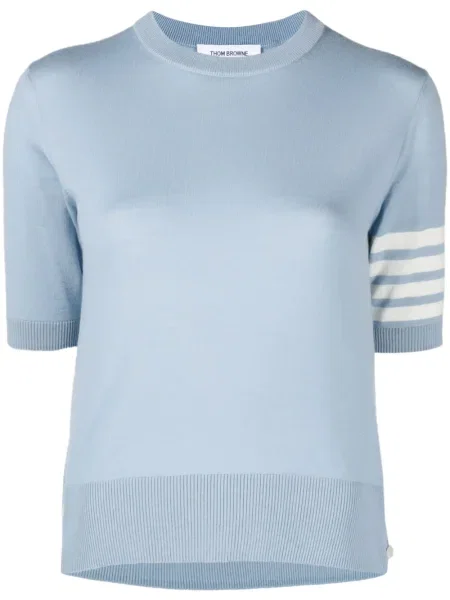Top Thom Browne tricotate albastru