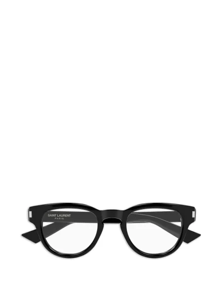 Ochelari de soare rotunzi Saint Laurent Eyewear negru