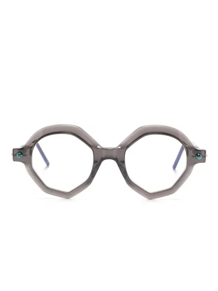 Ochelari de soare Kuboraum cu imprimeu geometric gri