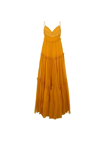 Sukienka Alberta Ferretti żółta