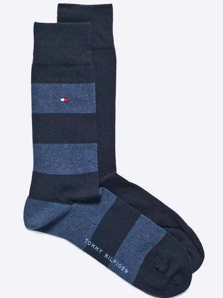 Tommy Hilfiger Чорапи 2 чифта тъмносиньо