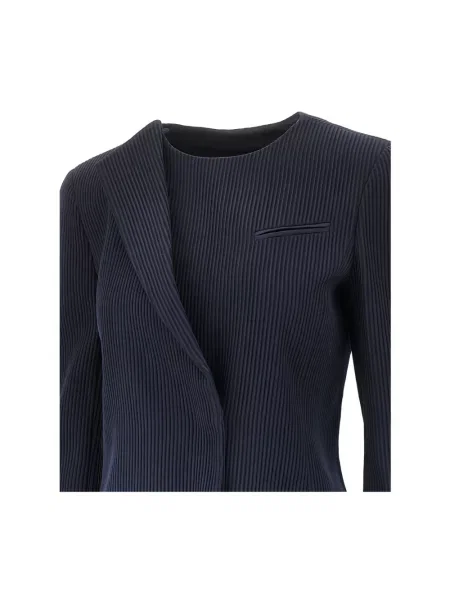 Marynarka Emporio Armani wełniana niebieska