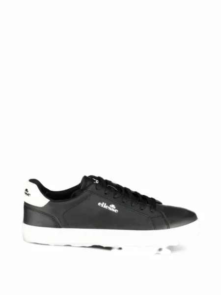Sneakerși Ellesse cu șireturi cu imagine din dantelă negru