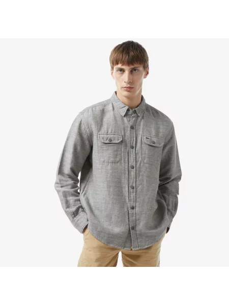 Lacoste сорочка чоловіча Relaxed Fit сіра