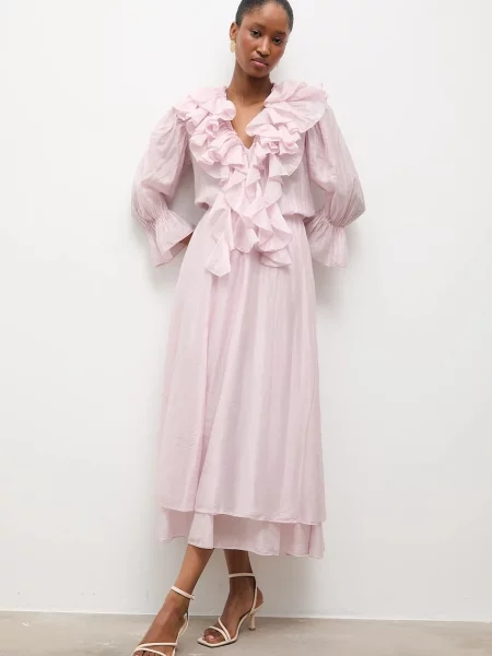 Obleka Answear.LAB roza