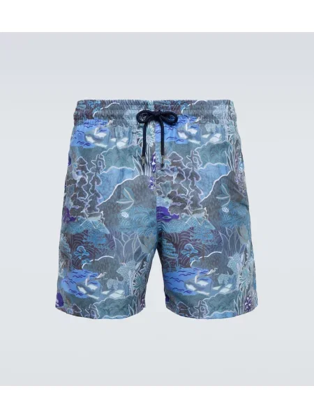 Plavalne hlačke Derek Rose s potiskom modra