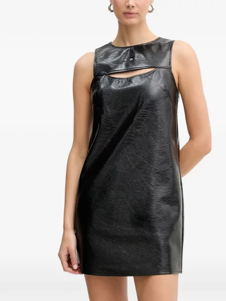 Rochie mini Armani Exchange fără mâneci de costum mini negru