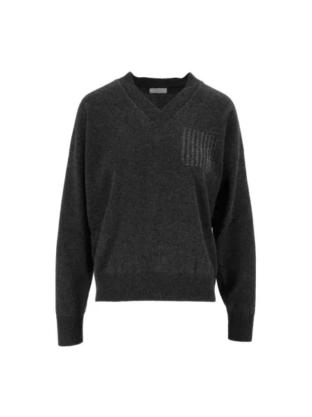Sweter Peserico wełniany szary