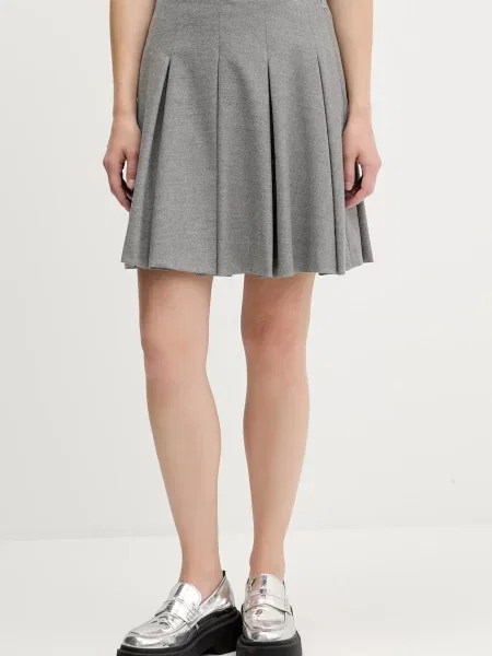 HUGO fustă mini evazați gri