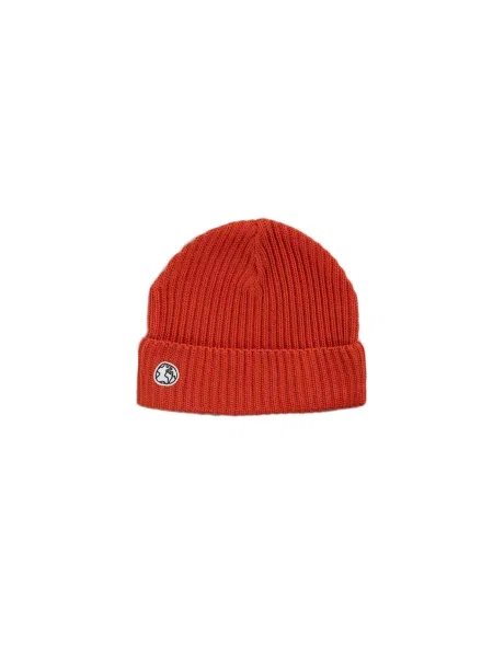 Dedicated Beanie Lofoten Burnt Orange Unisex Nakrycia głowy Dedicated Size: One size czerwony