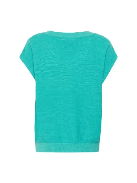 Dzianinowy sweter Cream zielony