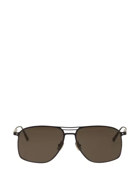 Ochelari de soare Brunello Cucinelli cu imprimeu geometric maro