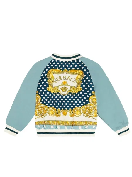 Μπουφάν bomber Versace μπλε