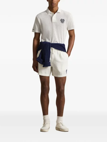 Șapcă Polo Ralph Lauren de mătase cu dungi cu cataramă albastru