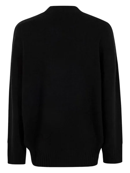 Pulover The Attico cu broderie negru