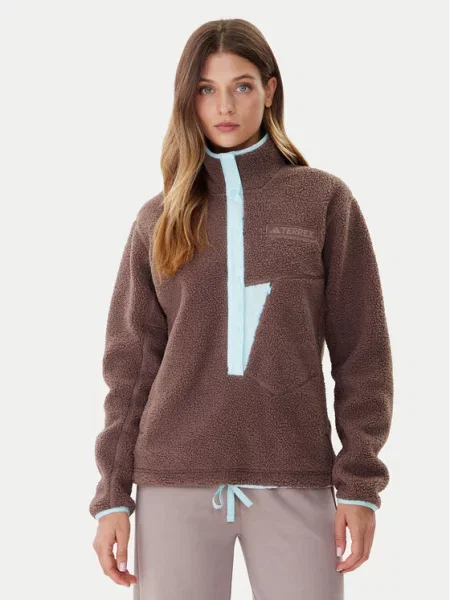 Флиска Adidas коричневая