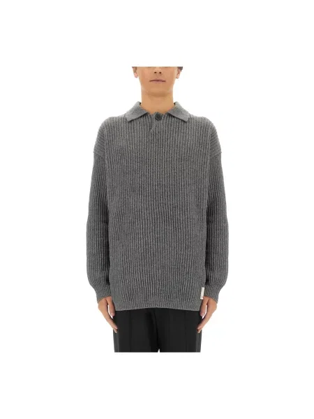 Sweter Emporio Armani szary