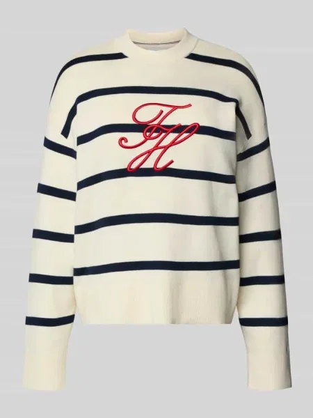 Bluza o kroju regular fit z czystej bawełny Tommy Hilfiger biała