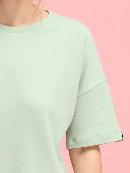 Футболка Leinle NUA світло-зелений ліоцелл/поліестер/еластан зелена