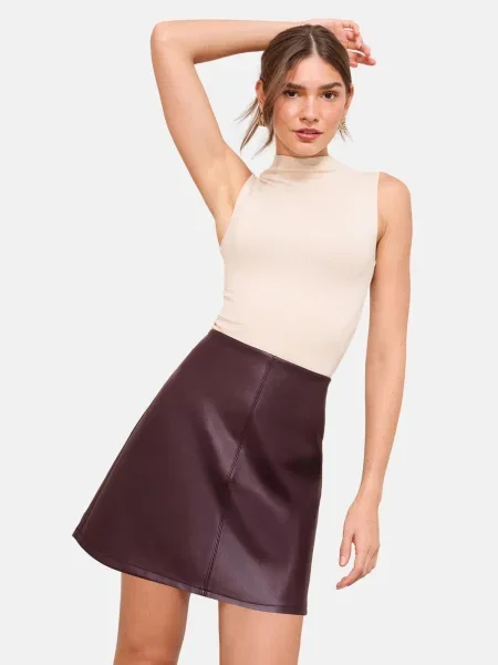 Friends Like These Fustă vin roșu