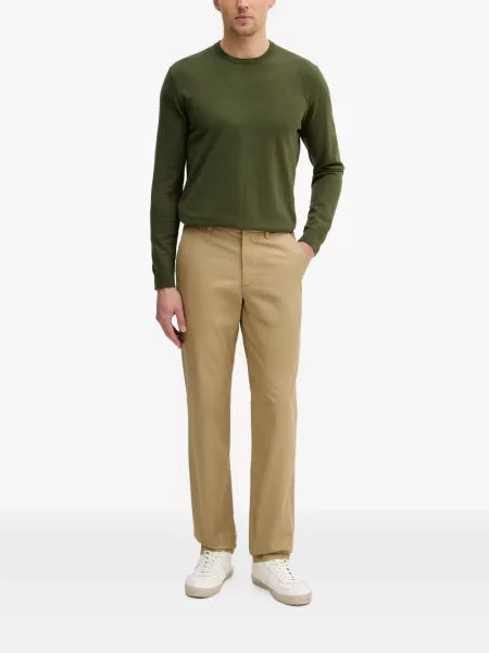 Pantaloni chino Lacoste cu autograf