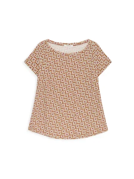 Mała mały koszulka Maliparmi brązowa