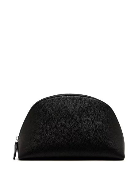 Geanta de piele Toteme din piele negru