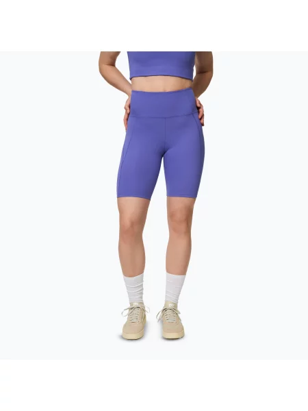 Spodenki treningowe Girlfriend Collective Compressive wild iris fioletowe
