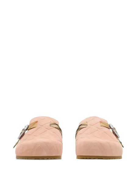 Papuci tip mules Burberry roz