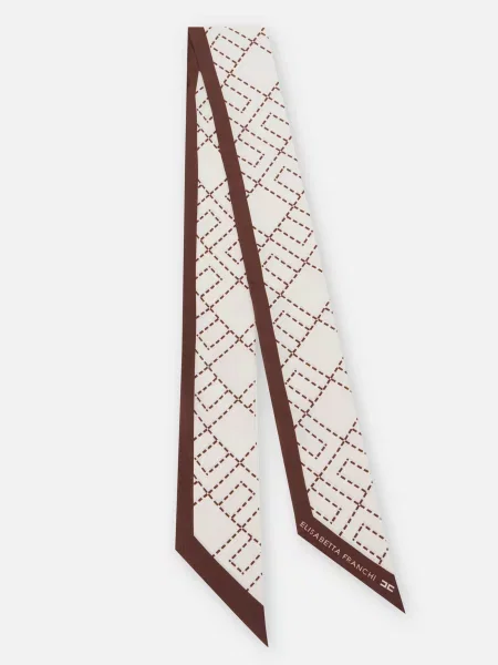 Платок Elisabetta Franchi бежевый