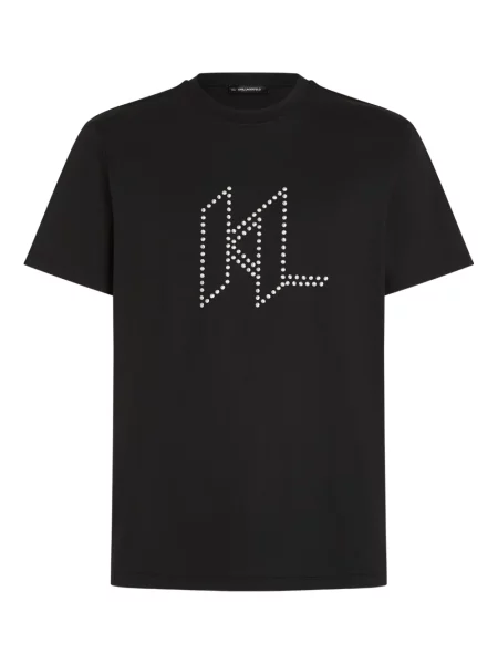 Tricou Karl Lagerfeld cu tepi negru