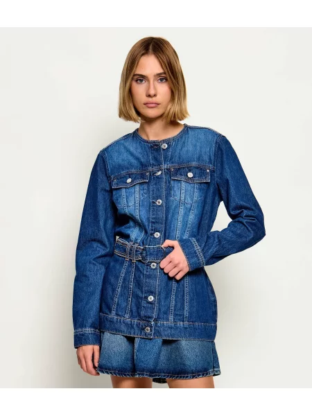 GUESS De blugi geacă Yuna albastru