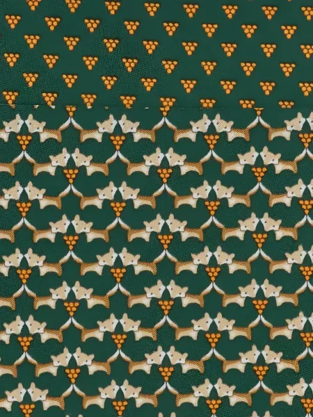 Cravată Ferragamo cu imagine verde