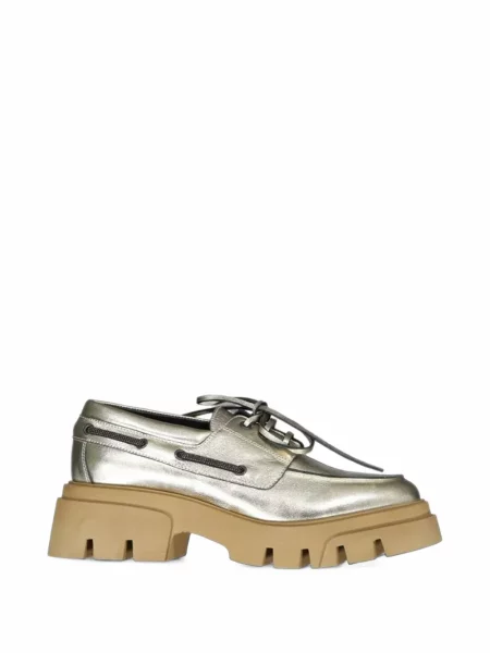 Pantofi loafer Brunello Cucinelli cu platformă