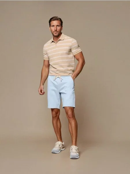 Sinsay Džínové kraťasy jogger modrá