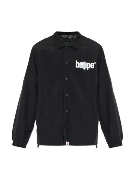 Kurtka A Bathing Ape® z logo czarna