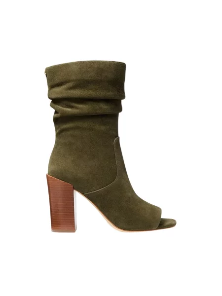 Botki Michael Kors skórzane zielone