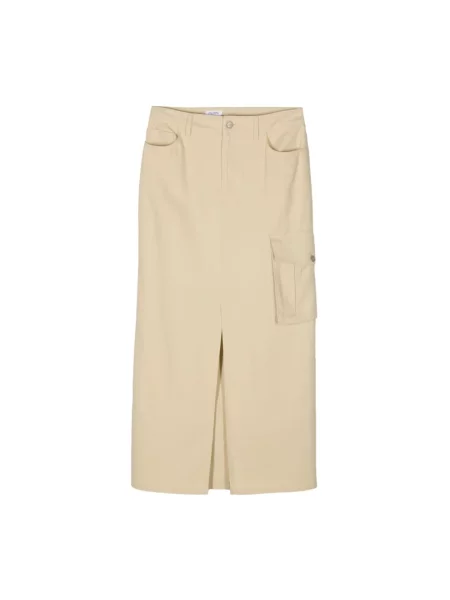 Spódnica Filippa K z krepy beżowa