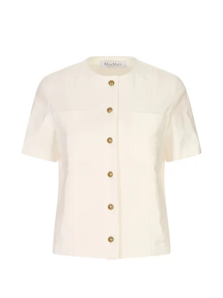 Geacă Max Mara stretch alb