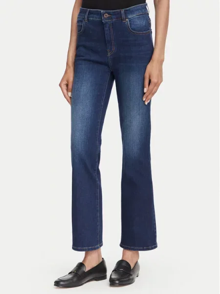 Weekend Max Mara Blugi Rapallo Bleumarin Bootcut Fit