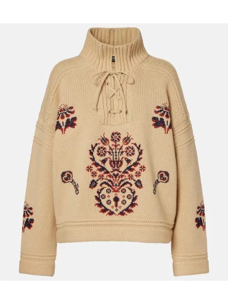 Vlnený sveter Etro béžová