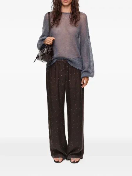 Pulover Bimba Y Lola de mohair albastru