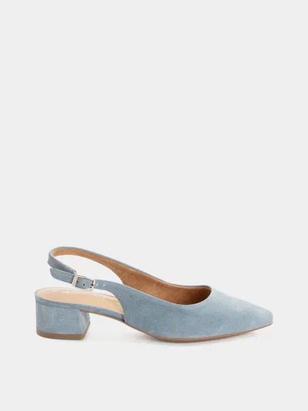 Шкіряні Босоніжки Tamaris блакитний