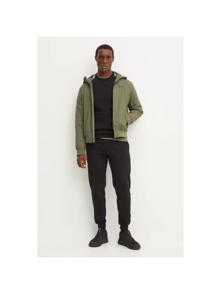 Emporio Armani bluza z aplikacją czarny