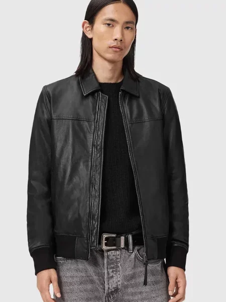 Яке AllSaints RASHFORD преходен модел черно