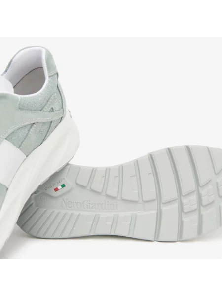 Pantofi Nerogiardini din velur verde
